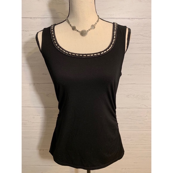 White House Black Market Tops - WHBM - Studded Tank White House Black Market Tops - WHBM - Studded Tank